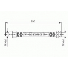 1 987 476 707 BOSCH Тормозной шланг