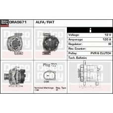 DRA0671 DELCO REMY Генератор