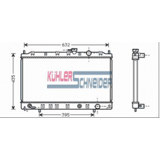 0500131 KUHLER SCHNEIDER Радиатор, охлаждение двигател