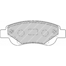 FD7189A NECTO Комплект тормозных колодок, дисковый тормоз