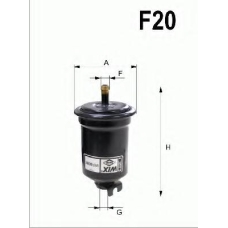 WF8183 QUINTON HAZELL Фильтр топливный