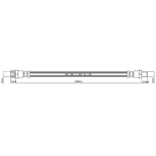 VBH878 MOTAQUIP Тормозной шланг
