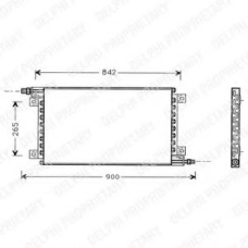 TSP0225442 DELPHI Конденсатор, кондиционер