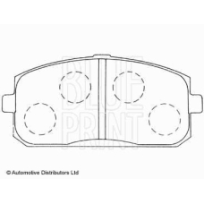 ADT34216 BLUE PRINT Комплект тормозных колодок, дисковый тормоз