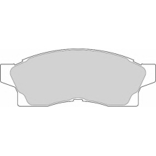 P 83 033 BREMBO Комплект тормозных колодок, дисковый тормоз