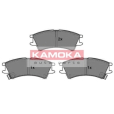 JQ1012652 KAMOKA Комплект тормозных колодок, дисковый тормоз