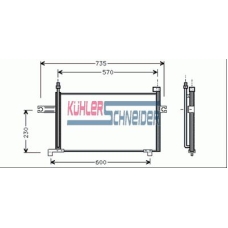 1621701 KUHLER SCHNEIDER Конденсатор, кондиционер