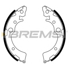 GF0708 BREMSI Комплект тормозных колодок