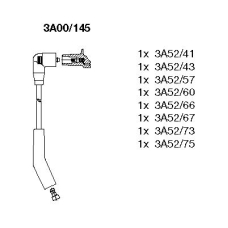3A00/145 BREMI Комплект проводов зажигания