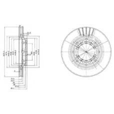 BG3115 DELPHI Тормозной диск