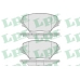 05P958 LPR Комплект тормозных колодок, дисковый тормоз