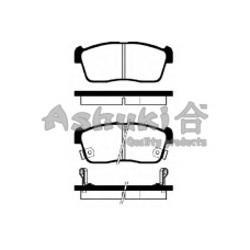 K012-13 ASHUKI Комплект тормозных колодок, дисковый тормоз
