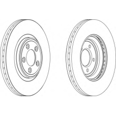 DDF1702-1 FERODO Тормозной диск