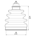 SJK7116.00 OPEN PARTS Комплект пылника, приводной вал