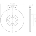 MDC437 MINTEX Тормозной диск