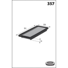 ELP9150 MECAFILTER Воздушный фильтр