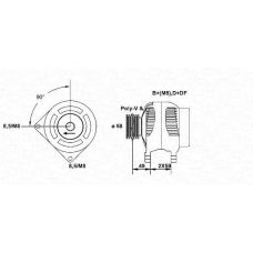943355108010 MAGNETI MARELLI Генератор