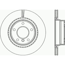 BDR2334.20 OPEN PARTS Тормозной диск