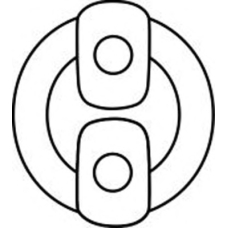 038019 SIGAM Кронштейн, система выпуска ОГ