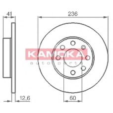 103232 KAMOKA Тормозной диск