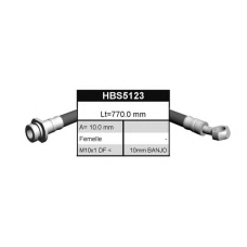 HBS5123 QUINTON HAZELL Тормозной шланг