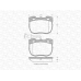363702160558 MAGNETI MARELLI Комплект тормозных колодок, дисковый тормоз