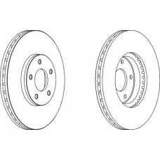 DDF1478-1 FERODO Тормозной диск