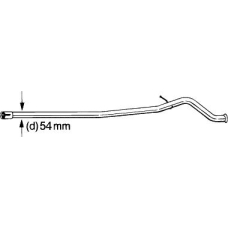 889-631 BOSAL Ремонтная трубка, катализатор