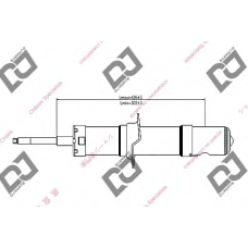 DS1245GT DJ PARTS Амортизатор