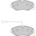 FD7345V NECTO Комплект тормозных колодок, дисковый тормоз