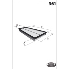 LFAF408 LUCAS FILTERS Воздушный фильтр