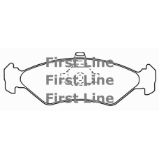 FBP3129 FIRST LINE Комплект тормозных колодок, дисковый тормоз