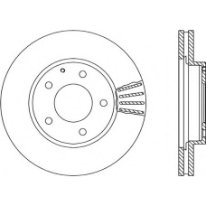 BDA1776.20 OPEN PARTS Тормозной диск