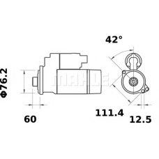 MS 124 MAHLE Стартер