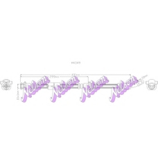 H4349 Brovex-Nelson Тормозной шланг