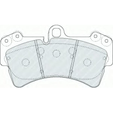 T0610262 RAMEDER Комплект тормозных колодок, дисковый тормоз
