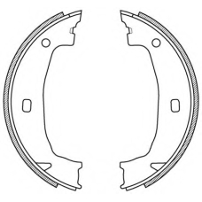 BSA2197.00 OPEN PARTS Комплект тормозных колодок