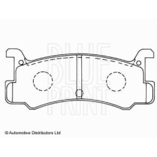 ADM54247 BLUE PRINT Комплект тормозных колодок, дисковый тормоз