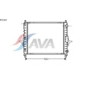 RT2167 AVA Радиатор, охлаждение двигателя