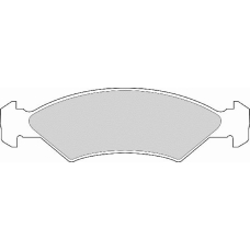 FD403A NECTO Комплект тормозных колодок, дисковый тормоз