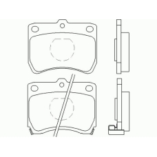 P 49 013 BREMBO Комплект тормозных колодок, дисковый тормоз