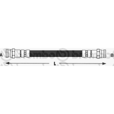 T 23 022 BREMBO Тормозной шланг