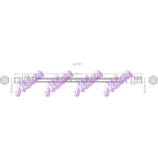 H4707 Brovex-Nelson Тормозной шланг