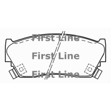 FBP1338 FIRST LINE Комплект тормозных колодок, дисковый тормоз