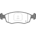 BPA0172.12 OPEN PARTS Комплект тормозных колодок, дисковый тормоз