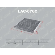 LAC-076C LYNX Cалонный фильтр