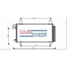 0220131 KUHLER SCHNEIDER Конденсатор, кондиционер