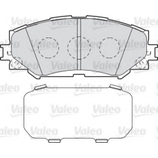 598943 VALEO Комплект тормозных колодок, дисковый тормоз