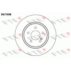 BS7260B FTE Тормозной диск