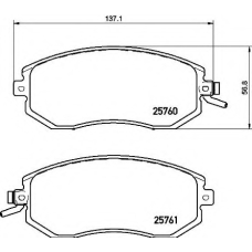 P 78 021 BREMBO Комплект тормозных колодок, дисковый тормоз